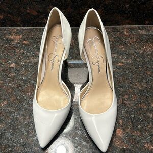 Jessica Simpson Prizma Leather d'Orsay Pumps